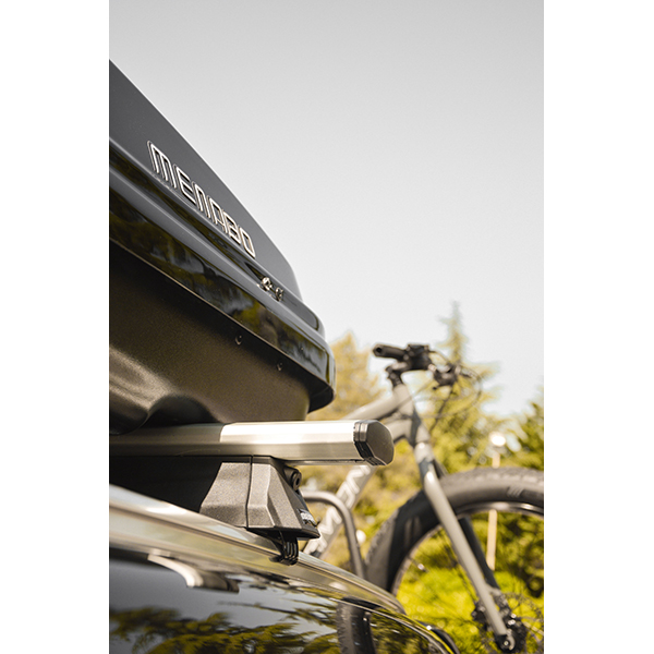 Bare transversale MENABO Leopard Silver Xl, Mitsubishi Outlander, 2012-Prezent, 135 cm