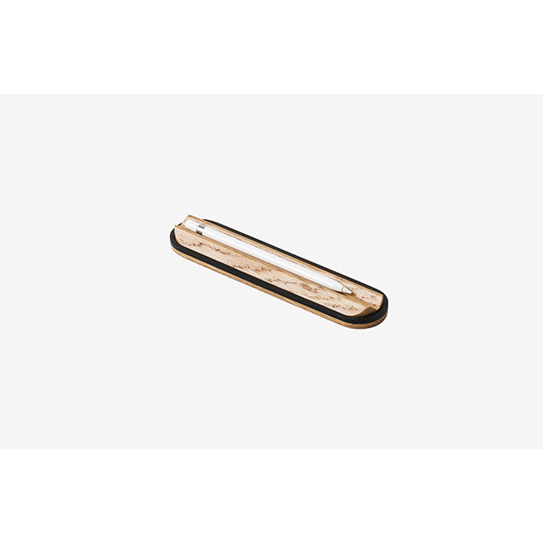 Suport instrumente de scris SPIN Ridge, lemn, negru