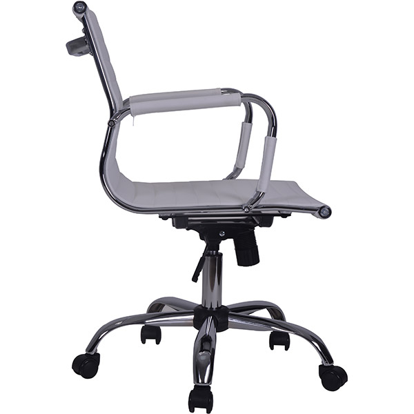 Scaun birou operational MYRIA 3508WH, poliuretan, alb