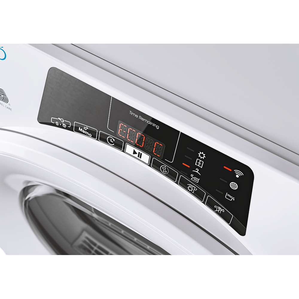 Uscator de rufe CANDY ROE H8A2TE-S, Pompa de caldura, 8 kg, 14 programe, Clasa E, Wi-Fi, alb