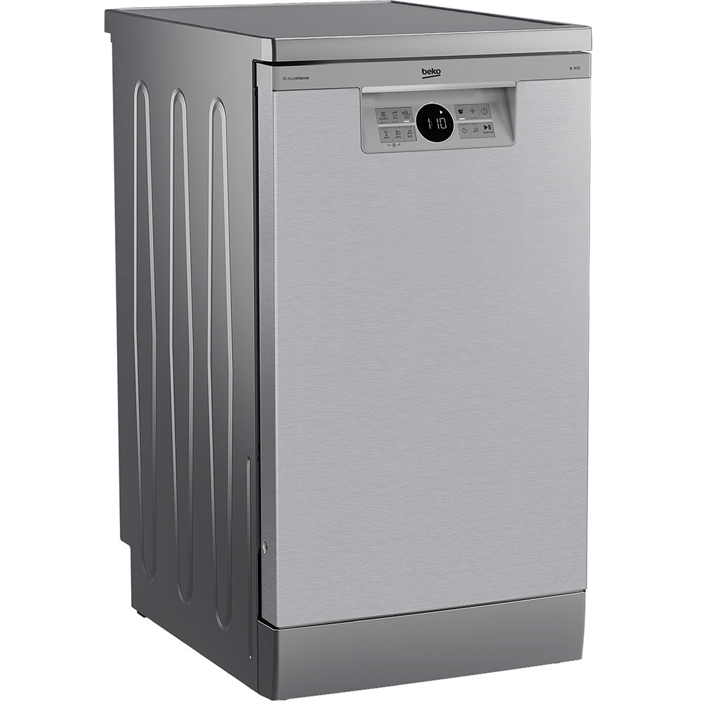 Masina de spalat vase independenta BEKO BDFS26020XQ, 10 seturi, 6 programe, 45 cm, Clasa E, panou comanda inox