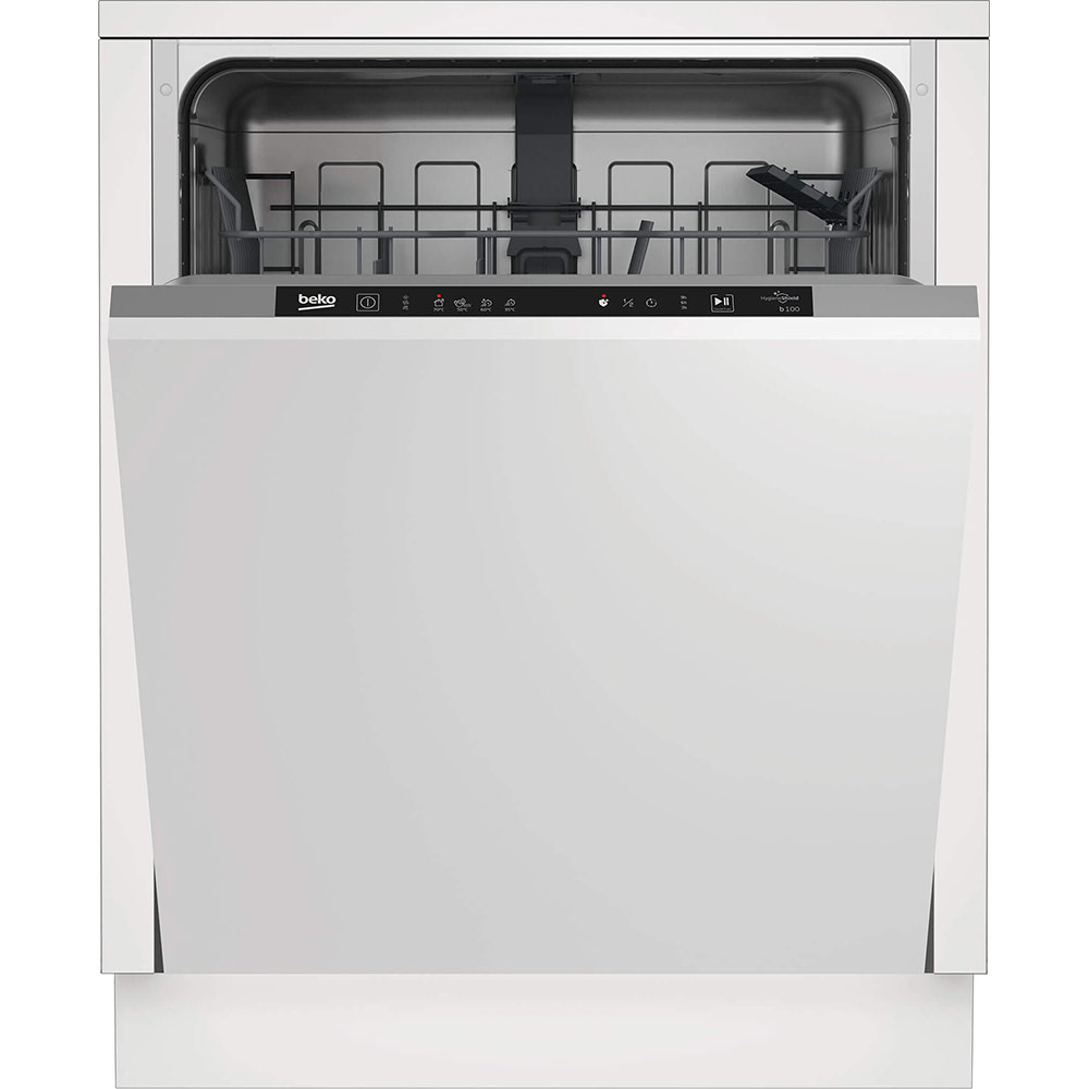 Masina de spalat vase incorporabila BEKO BDIN14320, 13 seturi, 4 programe, 60 cm, Clasa E, panou comanda gri
