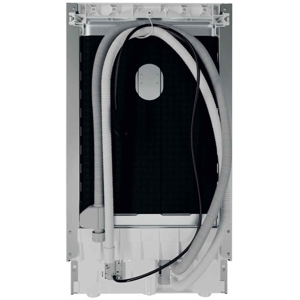 Masina de spalat vase semi-incorporabila WHIRLPOOL WSBO3O34PFX, 6th sense, 10 seturi, 8 programe, 45 cm, Clasa D, inox