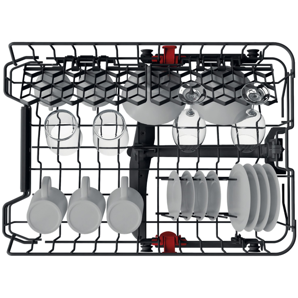 Masina de spalat vase incorporabila WHIRLPOOL WSIC3M27C, 10 seturi, 45 cm, Clasa E, panou comanda inox