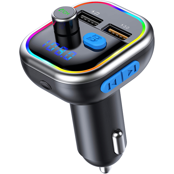 Modulator FM MYRIA MY2407FRF, Bluetooth, USB, negru