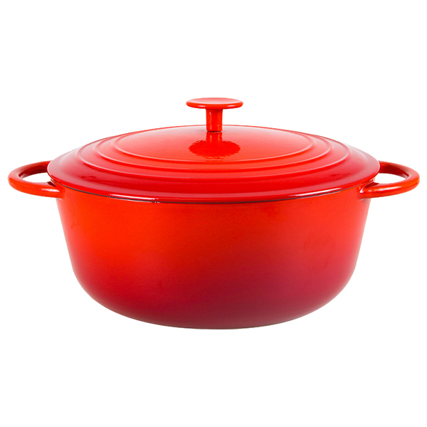 Cratita fonta MYRIA MY4172, 6l, 28cm, fonta, rosu