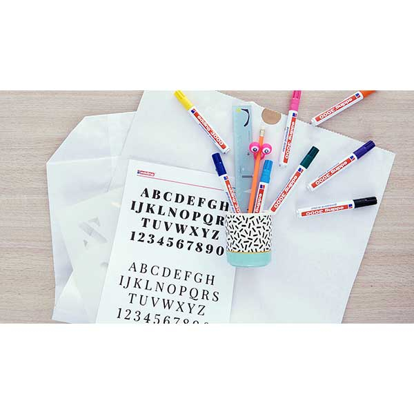 Marker permanent EDDING 3000, 1.5-3 mm, negru