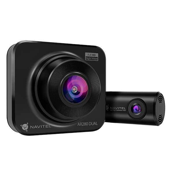 Camera auto duala DVR NAVITEL AR280, 2", FHD, G-Senzor