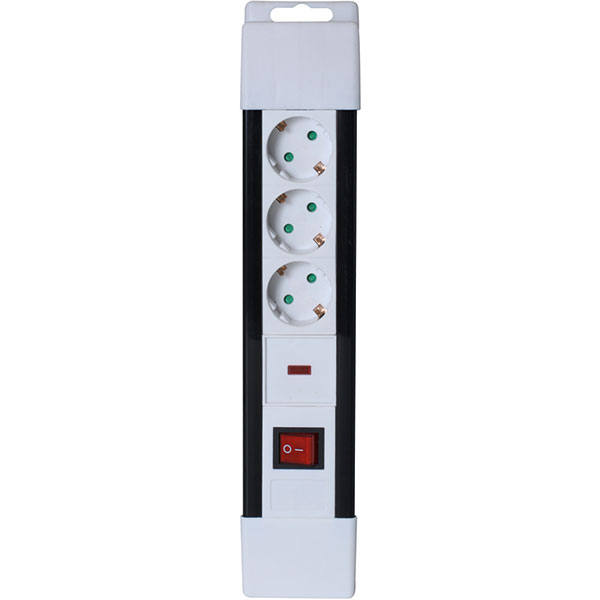 Prelungitor cu protectie HOME NVP 03K/WH, 3 prize, 2m