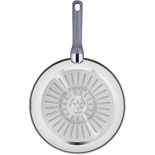 Set vase TEFAL Daily Cook G713SB45, 11 piese, 16- 28cm, otel, argintiu