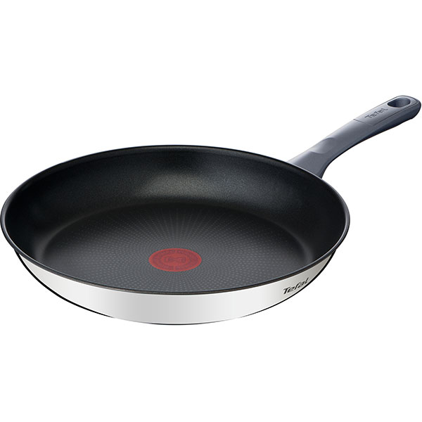 Set vase TEFAL Daily Cook G713SB45, 11 piese, 16- 28cm, otel, argintiu