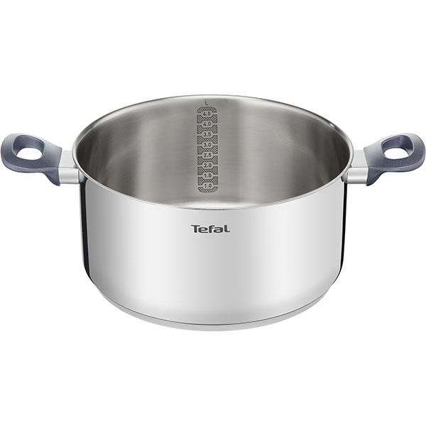 Set vase TEFAL Daily Cook G713SB45, 11 piese, 16- 28cm, otel, argintiu