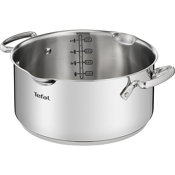 Set vase TEFAL Duetto Plus G719S734, 7 piese, 16-24cm, 1.5-5l, otel, argintiu
