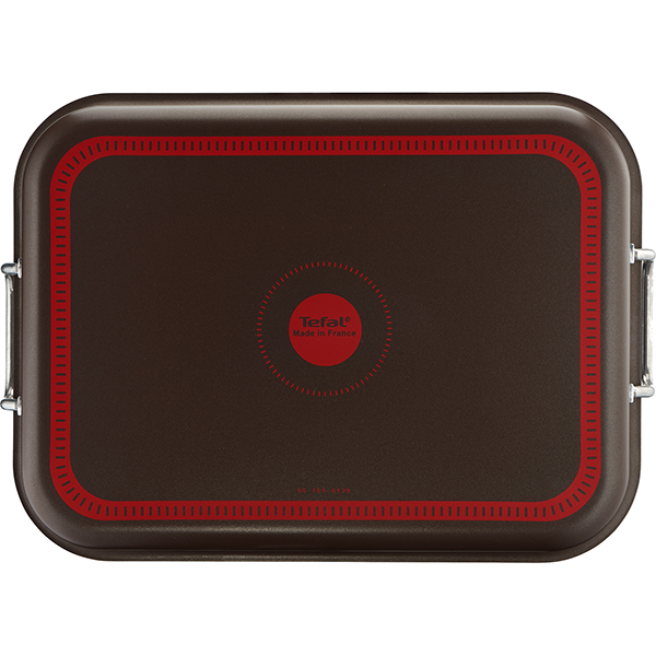 Tava de copt TEFAL Succes J1605902, 37x27cm, aluminiu, negru