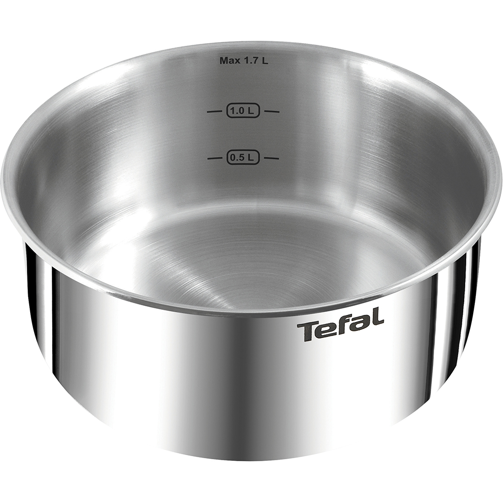Set vase TEFAL Ingenio Emotion L897S574, 5 piese, 1.5-2.6l, 16-28cm, inox, argintiu