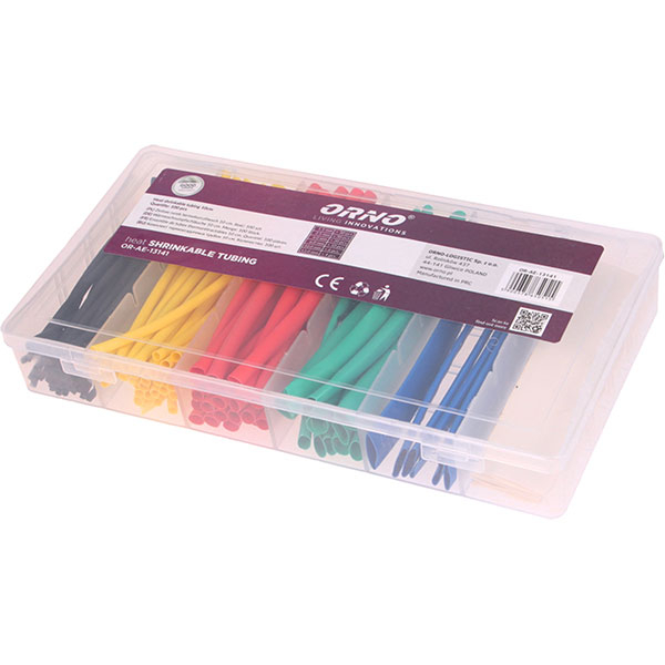 Set tuburi termocontractabile ORNO OR-AE-13141, 1.5 mm - 13 mm, 100 buc, multicolor