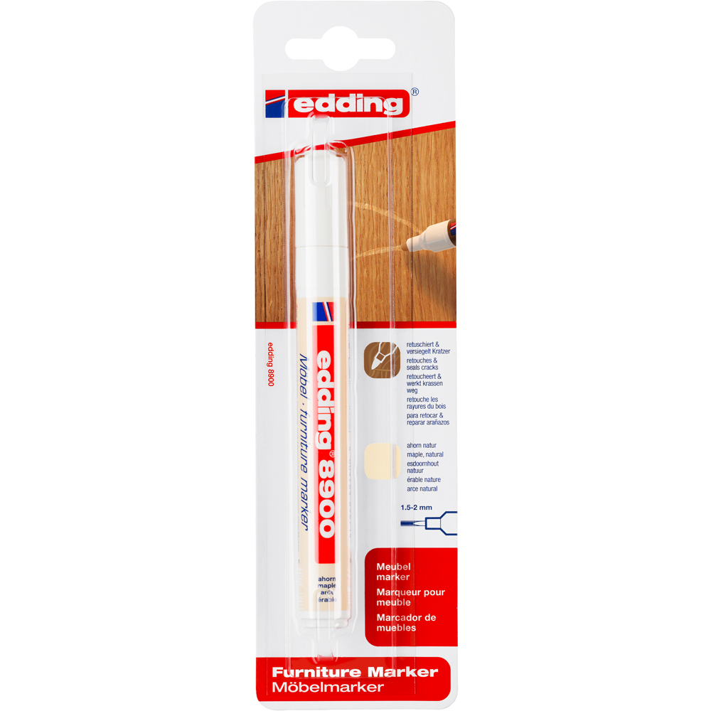 Marker retusuri mobilier lemn EDDING 8900, 1.5-2 mm, artar