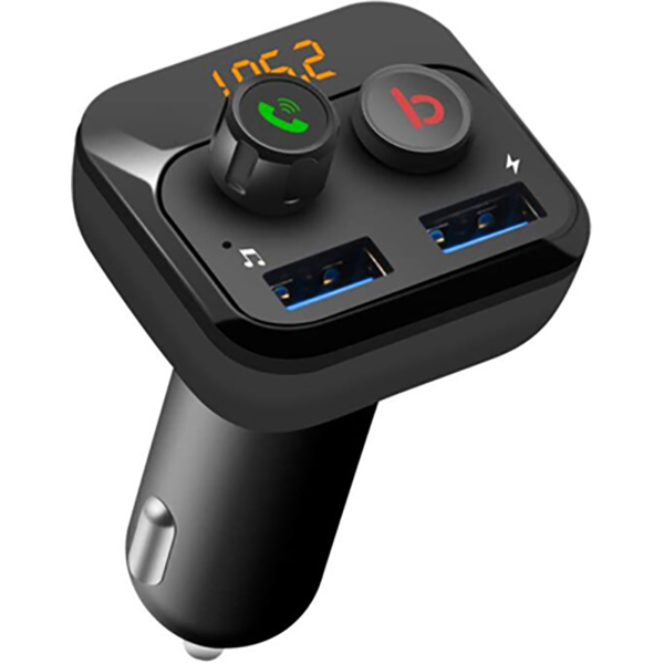 Modulator FM PNI Valentine F250 Bluetooth 5.0, MP3 player, negru