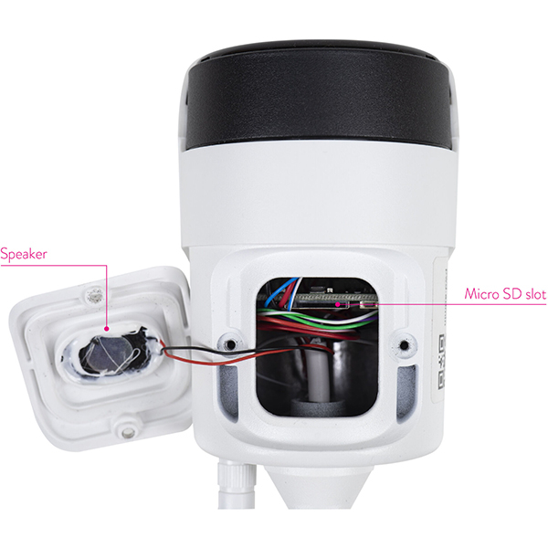 Camera IP Wireless PNI IP52, Full HD 1080p, IR, Night Vision, alb