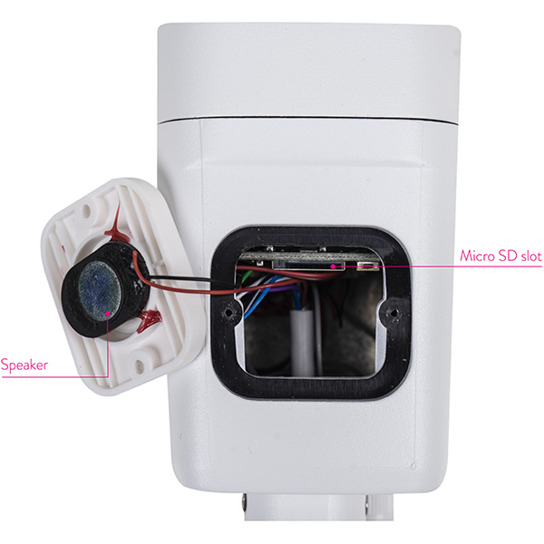 Camera IP Wireless PNI IP55, Ultra HD 1920p, IR, Night Vision, alb