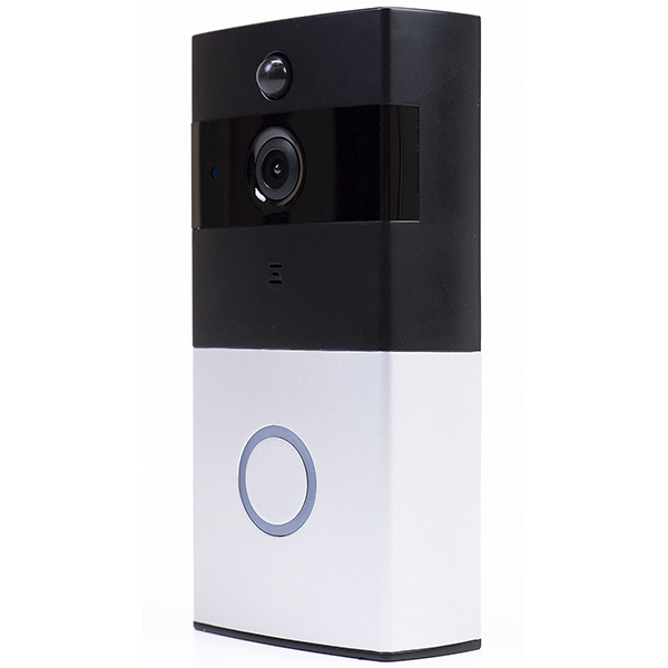 Interfon video Wireless Smart PNI SafeHome PT710B, HD 1080p, Sonerie, alb-negru