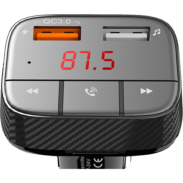 Modulator FM PROMATE SmarTune-2+, Bluetooth, USB 3.0, Jack 3.5, negru
