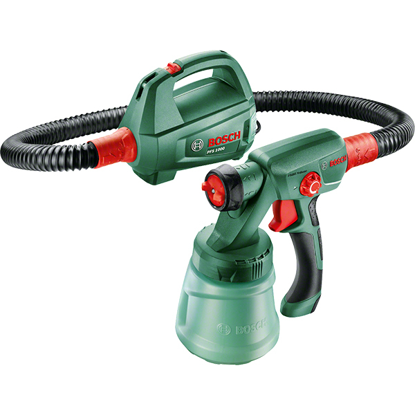 Pistol de vopsit Bosch PFS 1000 0603207000, 410W, rezervor 800ml, lungime furtun 1.3m