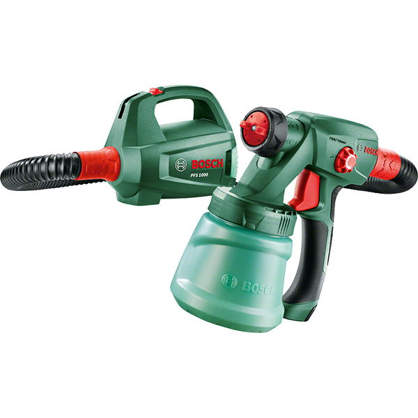 Pistol de vopsit Bosch PFS 1000 0603207000, 410W, rezervor 800ml, lungime furtun 1.3m