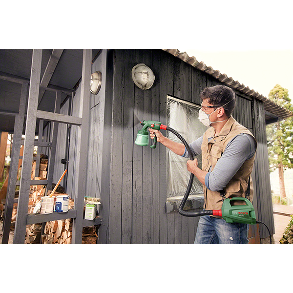 Pistol de vopsit Bosch PFS 1000 0603207000, 410W, rezervor 800ml, lungime furtun 1.3m