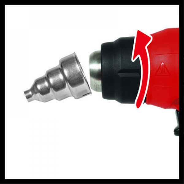 Pistol cu aer cald EINHELL TE-HA 18 Li - Solo, 18V, 200 l/min, 550 C, fara acumulator