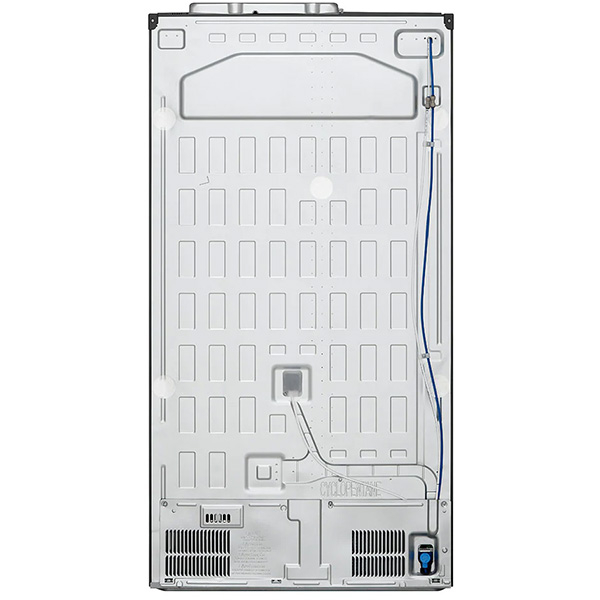Side by Side LG GSJV91MCAE, Total No Frost, 635 l, H 179 cm, Clasa E, Dozator apa UVnano, DoorCooling+, ThinQ, negru