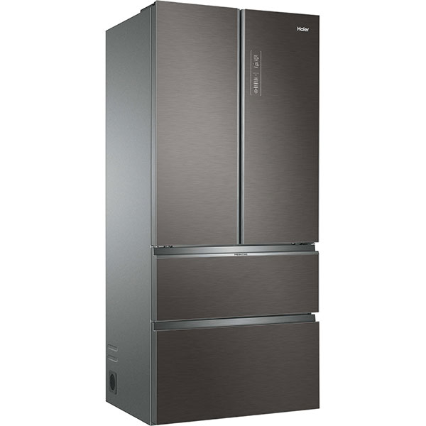 Side By Side HAIER HB18FGSAAA, No Frost, 539 l, H 190 cm, Clasa E, argintiu