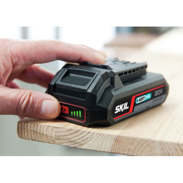 Set incarcator si acumulator pentru scule electrice SKIL BC1E3110AA, 18 V, 2.5 Ah, Li-Ion