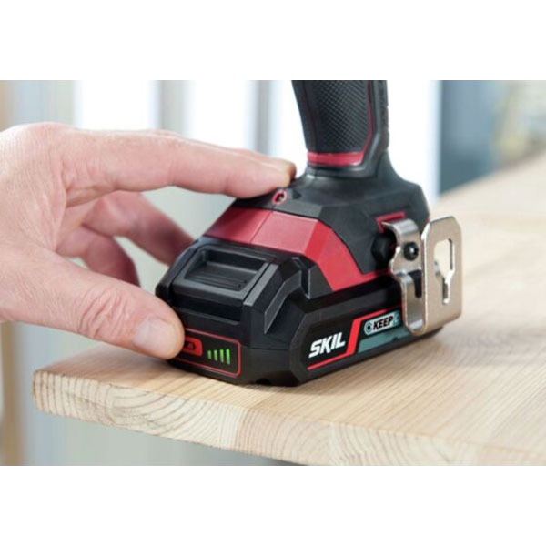 Masina de gaurit si insurubat (bormasina) SKIL 3008 DD1E3008HB, 1450RPM, 20V, 2X2.0AH, 50NM