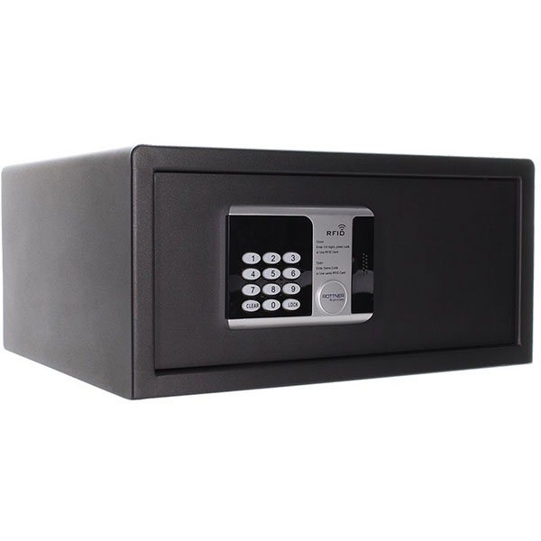Seif hotel ROTTNER Premium Lap, Inchidere electronica RFID, 435 x 200 x 370 mm, antracit
