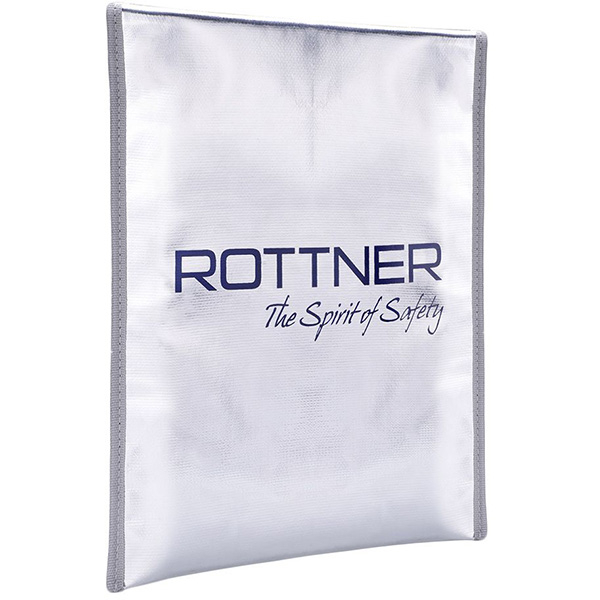 Mapa ignifuga ROTTNER T06216, A4, 340 x 250 x 20 mm, argintiu