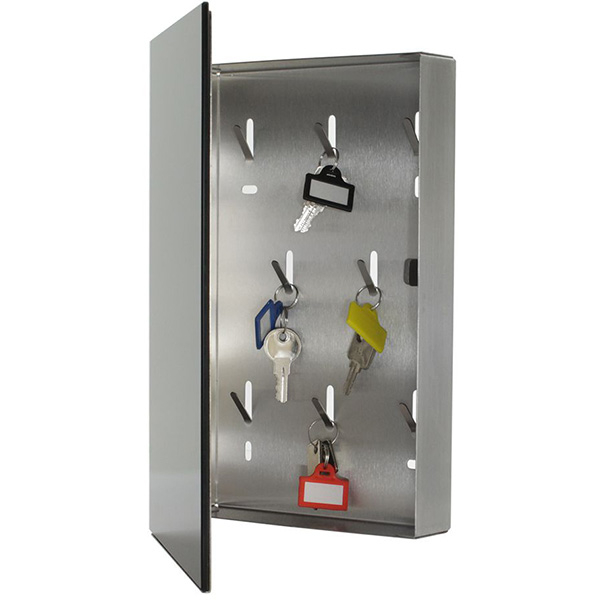 Caseta chei ROTTNER Key Glass, Inchidere magnetica, 200 x 300 x 40mm, negru