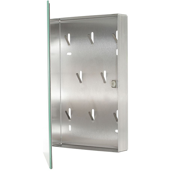Caseta chei Rottner Key Glass, inchidere magnetica, 195 x 295 x 35mm, alb