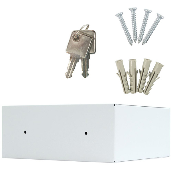 Caseta securitate ROTTNER Home Case 1, Inchidere cheie, 250 x 230 x 100 mm, gri
