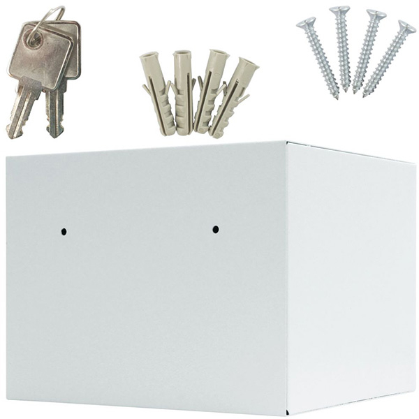 Caseta securitate ROTTNER Home Case 2, Inchidere cheie, 250 x 230 x 190 mm, gri
