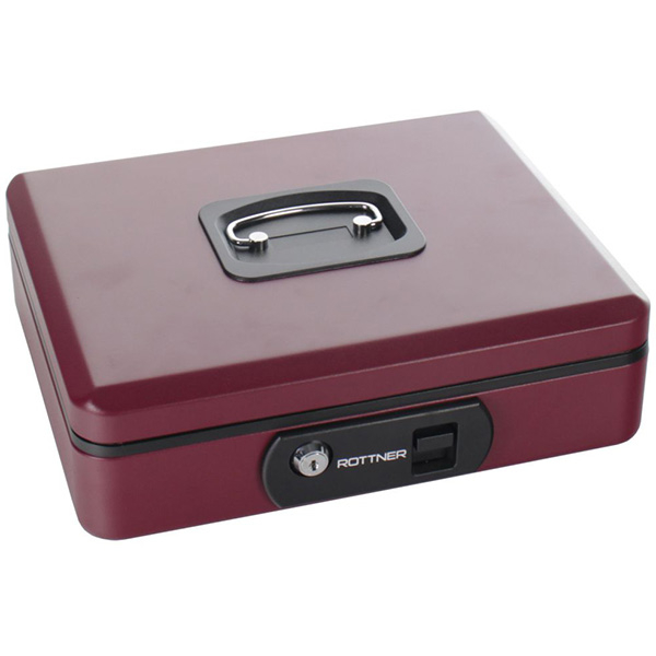 Caseta bani ROTTNER Pro Box Two T06408, Inchidere cheie, 300 x 90 x 240mm, bordo