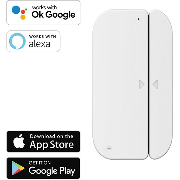 Senzor pentru usa/fereastra HAMA 176553, Wi-Fi, alb