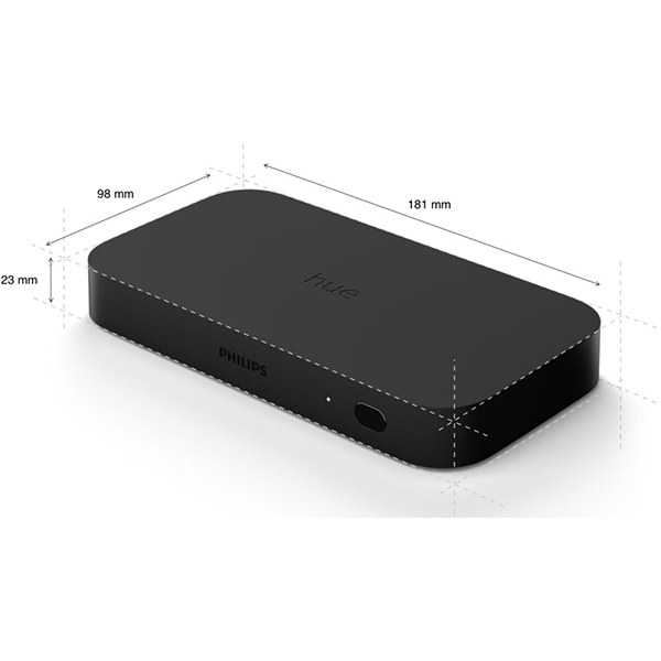 Play HDMI Sync Box PHILIPS Hue 8718699704803, 4 x HDMI, Wi-Fi, negru