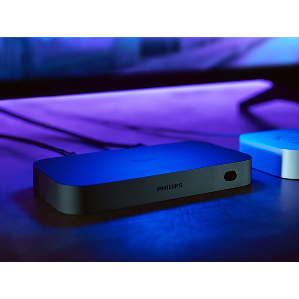Play HDMI Sync Box PHILIPS Hue 8718699704803, 4 x HDMI, Wi-Fi, negru
