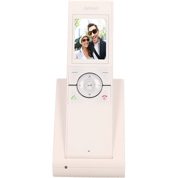 Interfon video Wireless ORNO OR-VID-XE-1051/W, LCD, 2.4 inch, gri-alb
