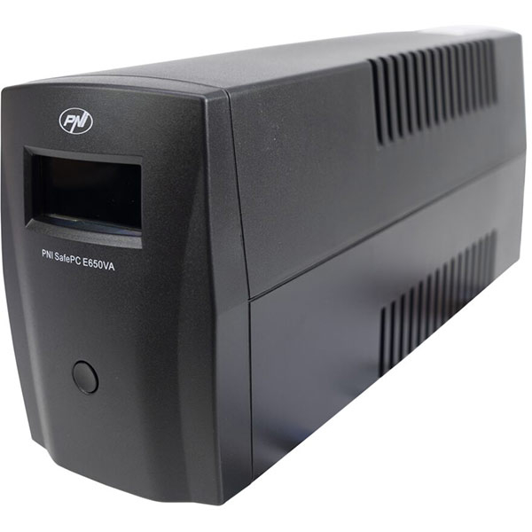 Unitate UPS PNI SafePC E650VA, 650VA, LCD, Schuko