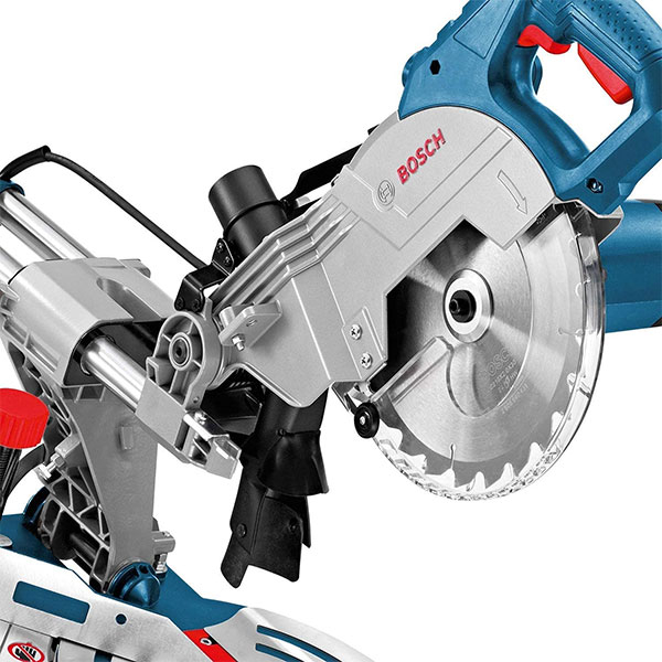 Fierastrau circular stationar BOSCH Professional GCM 800 SJ 0601B19000, 1400W, 5500RPM, disc 216mm, sanie glisare