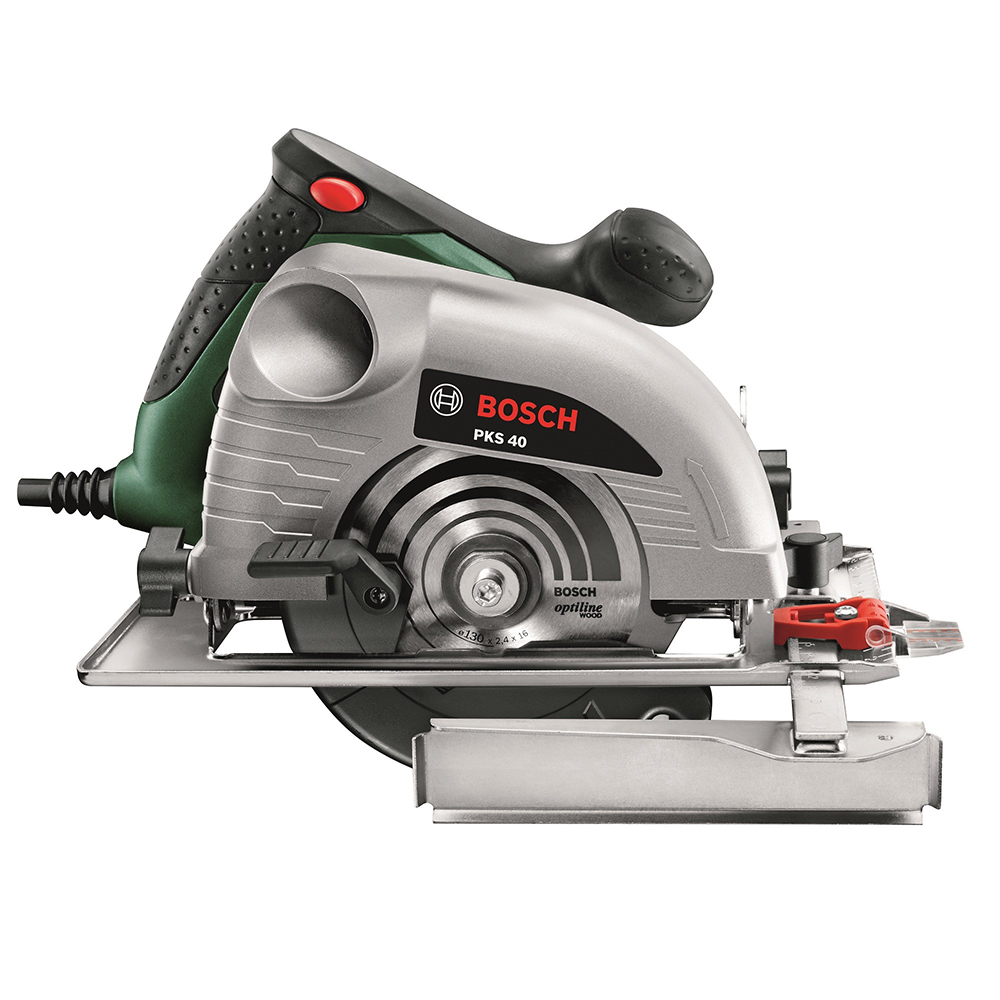 Fierastrau circular BOSCH PKS 40, 5300RPM, 850W, Disc 130 mm