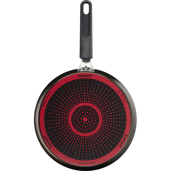 Tigaie clatite TEFAL Simply Clean B5671053, 25cm, aluminiu, Thermo Signal, negru