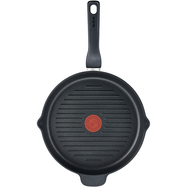 Tigaie grill TEFAL XL Force C6854055, 26cm, aluminiu, negru